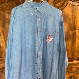 Arkansas Razorbacks Denim Shirt